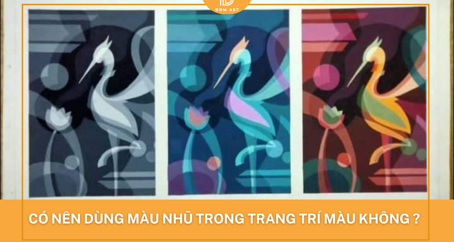 Có nên dùng màu nhũ trong trang trí màu không ?